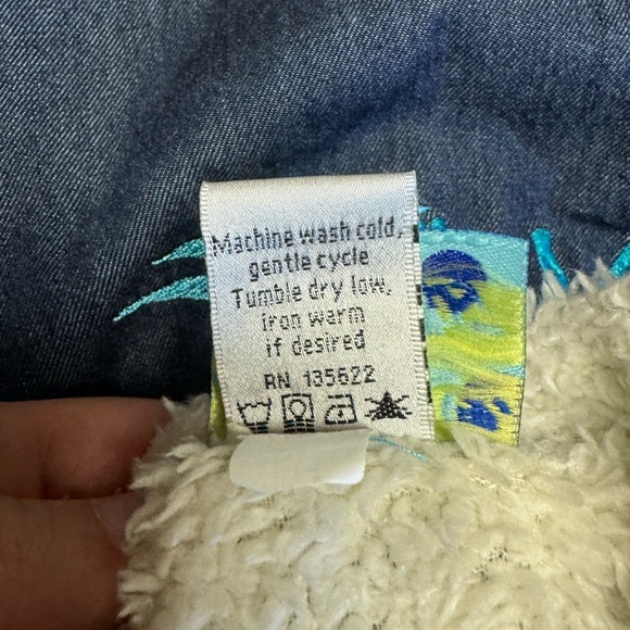 EUC Kickee Pants Lined Denim Jacket SZ 4T - Picture 5 of 5